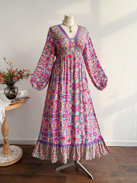 PLUS SIZE Talulla Maxi Dress-Plus Size Dresses- Boheme Junction