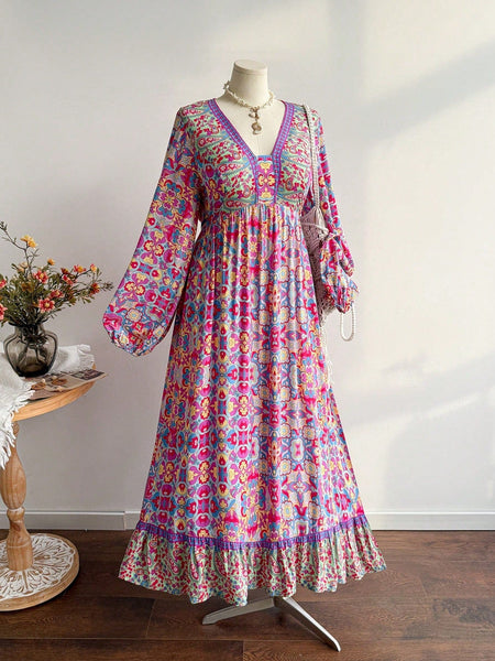 PLUS SIZE Talulla Maxi Dress-Plus Size Dresses- Boheme Junction