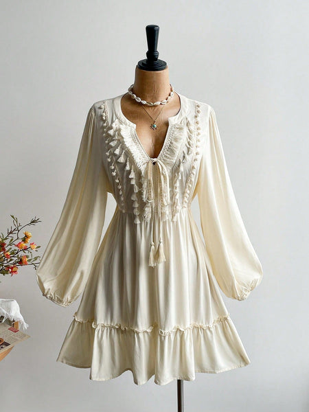 PLUS SIZE Laura Mini Dress-Plus Size Dresses- Boheme Junction