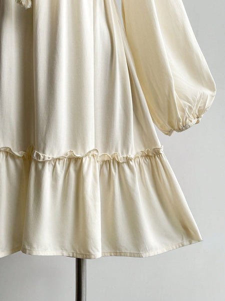 PLUS SIZE Laura Mini Dress-Plus Size Dresses- Boheme Junction