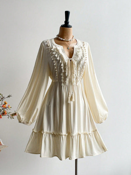 PLUS SIZE Laura Mini Dress-Plus Size Dresses- Boheme Junction