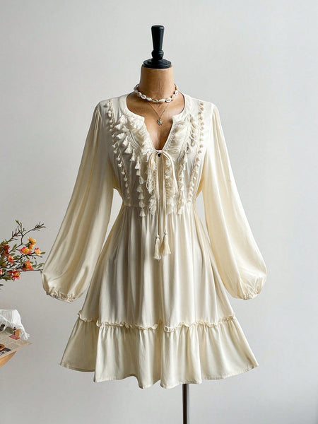 PLUS SIZE Laura Mini Dress-Plus Size Dresses- Boheme Junction