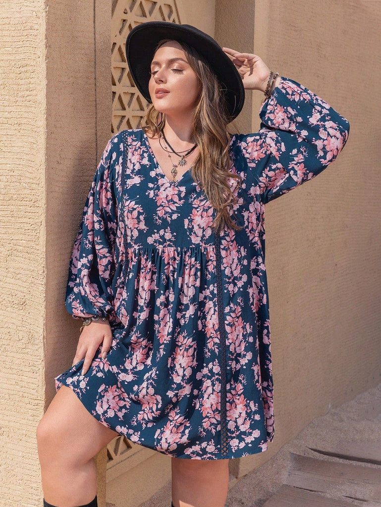 PLUS SIZE Molly Mini Dress-Plus Size Dresses- Boheme Junction