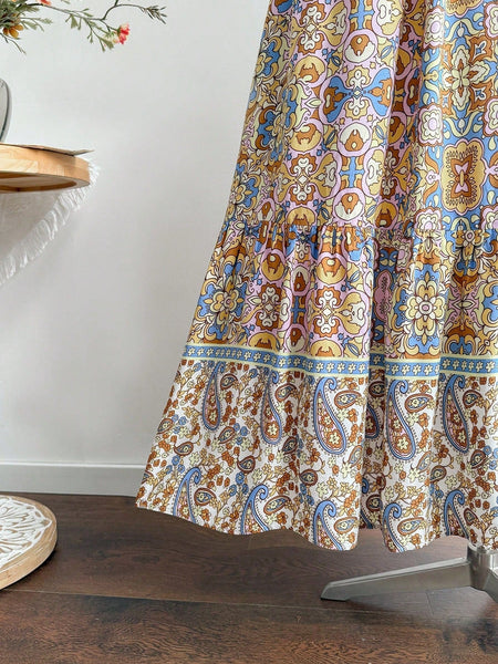 PLUS SIZE Chantelle Maxi Dress - Floral-Plus Size Dresses- Boheme Junction