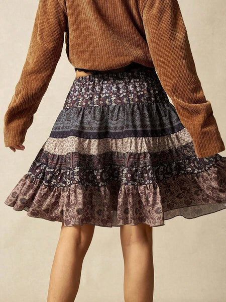 SHANIA Mini Skirt-Women Bottoms- Boheme Junction