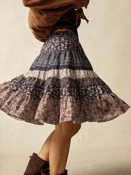 SHANIA Mini Skirt-Women Bottoms- Boheme Junction