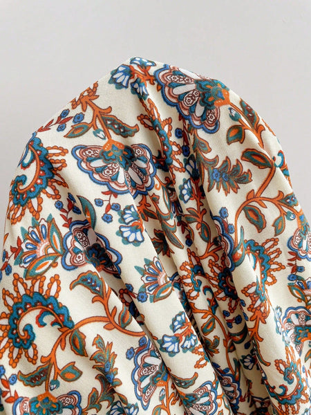 PLUS SIZE Capri Maxi Dress - Floral-Plus Size Dresses- Boheme Junction