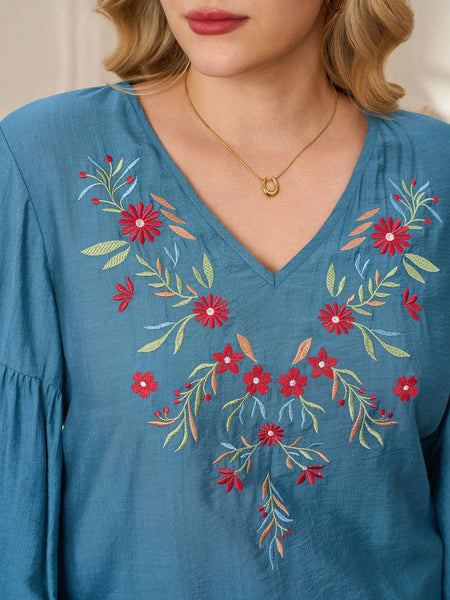 PLUS SIZE Jordin Top-Plus Size Tops- Boheme Junction