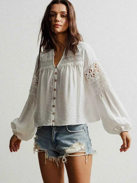Bobby Top - Blue-Women Tops, Blouses & Tee- Boheme Junction