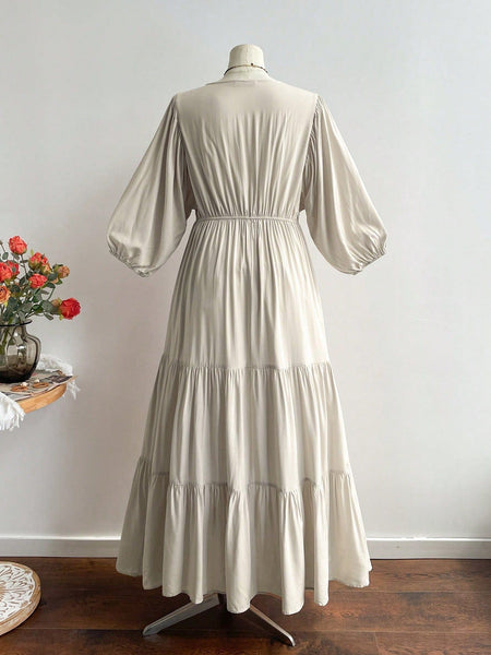 PLUS SIZE Lizzie Maxi Dress-Plus Size Dresses- Boheme Junction