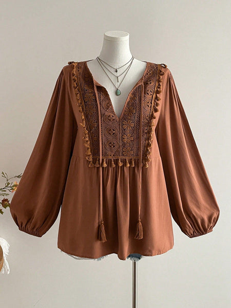 PLUS SIZE Alyce Top-Plus Size Tops- Boheme Junction