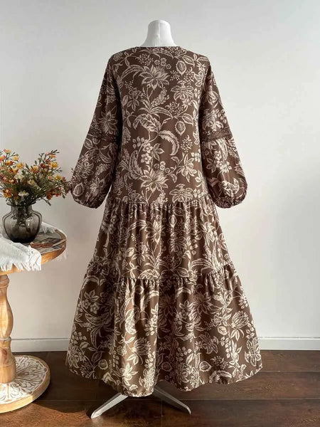 Boheme Junction Plus Size Dresses PLUS SIZE Samira Maxi Dress - Chocolate