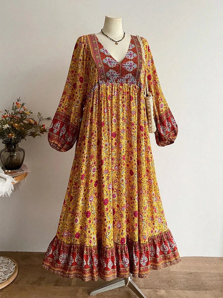 PLUS SIZE Evie Maxi Dress-Plus Size Dresses- Boheme Junction