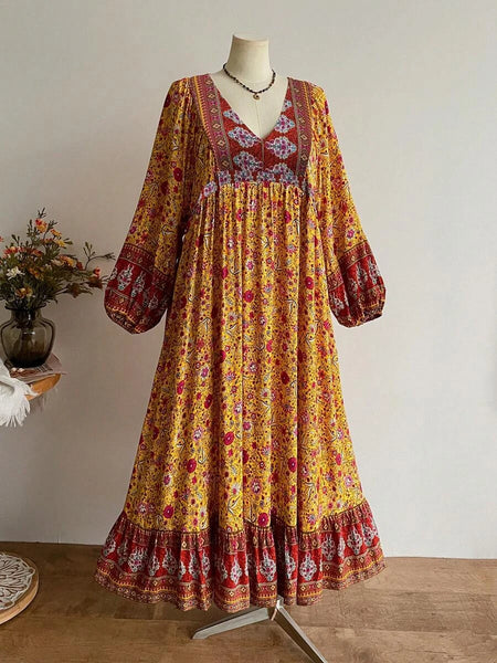 PLUS SIZE Evie Maxi Dress-Plus Size Dresses- Boheme Junction