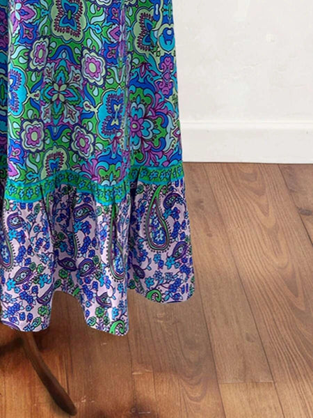 PLUS SIZE Talulla Maxi Dress - Blue-Plus Size Dresses- Boheme Junction