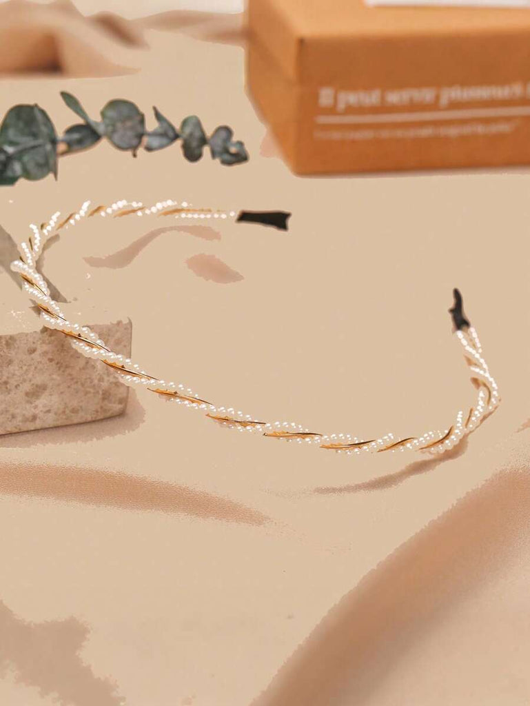 ETTA Headband - Gold-Hair Headband- Boheme Junction