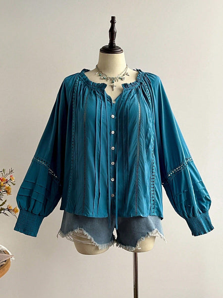 PLUS SIZE Anara Top-Plus Size Tops- Boheme Junction