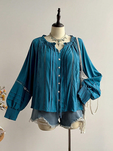 PLUS SIZE Anara Top-Plus Size Tops- Boheme Junction