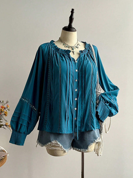 PLUS SIZE Anara Top-Plus Size Tops- Boheme Junction