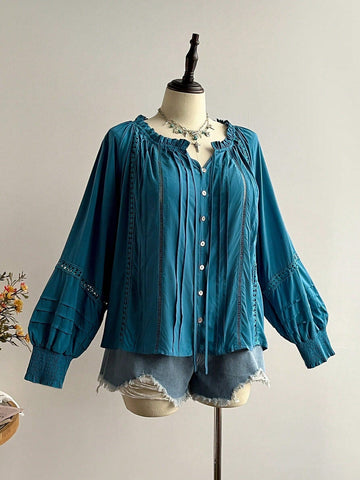 PLUS SIZE Anara Top-Plus Size Tops- Boheme Junction