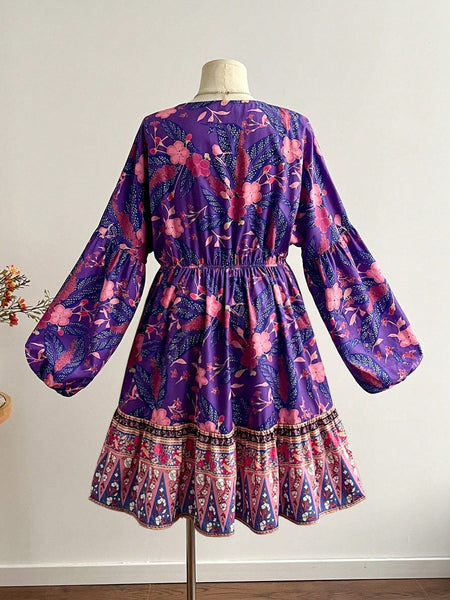 PLUS SIZE Kinsley Mini Dress-Plus Size Dresses- Boheme Junction