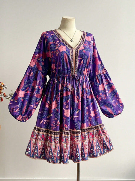 PLUS SIZE Kinsley Mini Dress-Plus Size Dresses- Boheme Junction