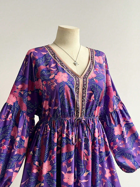 PLUS SIZE Kinsley Mini Dress-Plus Size Dresses- Boheme Junction