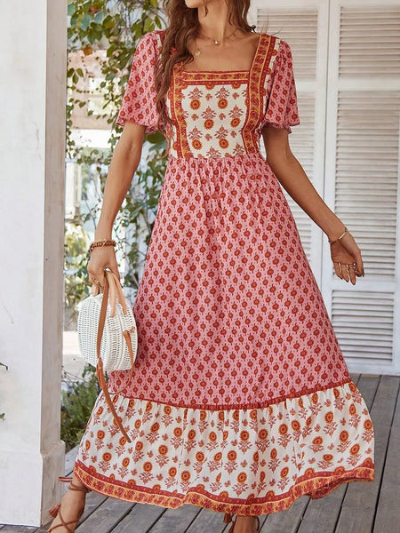 ZOLA Maxi Dress - Pink-Women Dresses- Boheme Junction