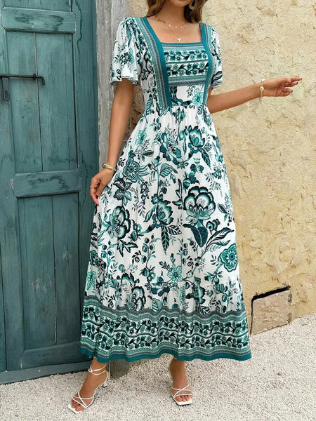 ZOLA Maxi Dress - Jade-Women Dresses- Boheme Junction