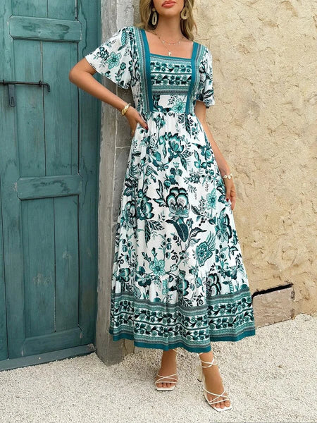 ZOLA Maxi Dress - Jade-Women Dresses- Boheme Junction