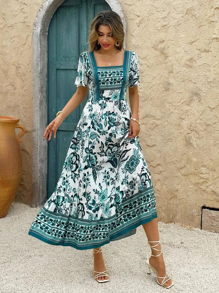 ZOLA Maxi Dress - Jade-Women Dresses- Boheme Junction