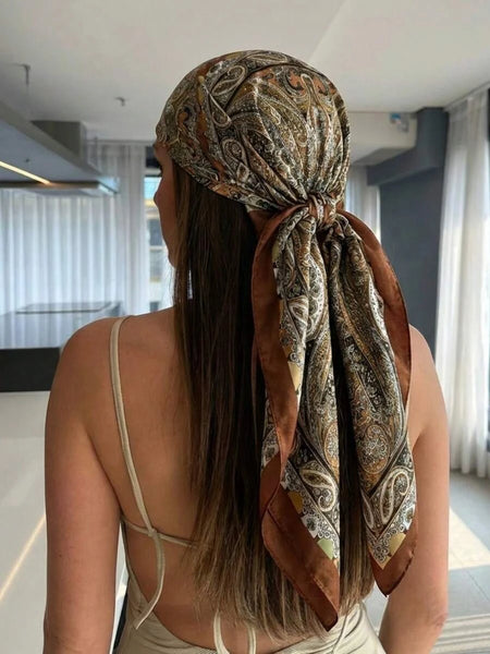 JOSLIN Bandana Head Scarf-Women Scarves & Scarf Accessories- Boheme Junction