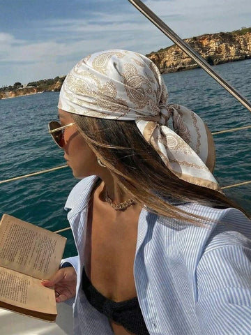 DARBY Bandana Head Scarf-Women Scarves & Scarf Accessories- Boheme Junction