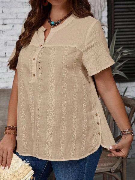 PLUS SIZE Bowie Top-Plus Size Tops- Boheme Junction