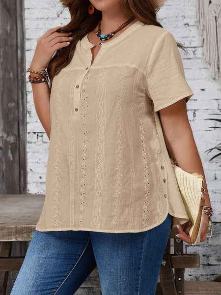 PLUS SIZE Bowie Top-Plus Size Tops- Boheme Junction