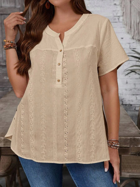 PLUS SIZE Bowie Top-Plus Size Tops- Boheme Junction
