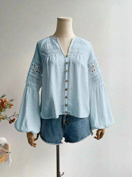 Bobby Top - Blue-Women Tops, Blouses & Tee- Boheme Junction