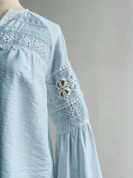 Bobby Top - Blue-Women Tops, Blouses & Tee- Boheme Junction