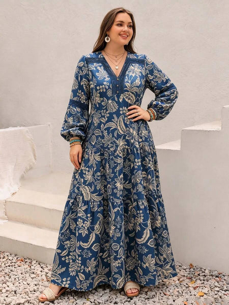 Boheme Junction Plus Size Dresses PLUS SIZE Samira Maxi Dress - Pale Blue