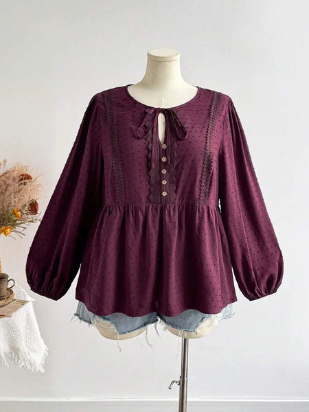 PLUS SIZE Callie Top-Plus Size Tops- Boheme Junction