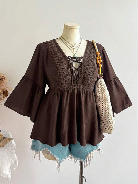 PLUS SIZE Bella Top-Plus Size Tops- Boheme Junction
