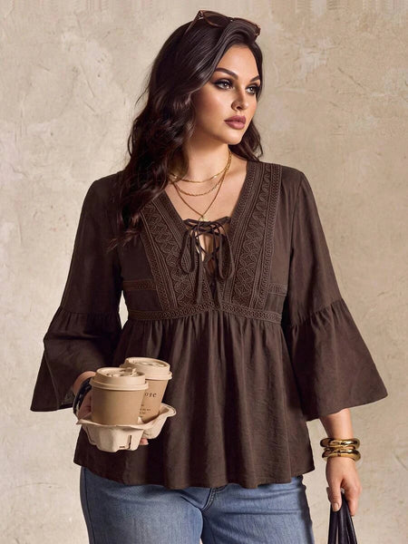 PLUS SIZE Bella Top-Plus Size Tops- Boheme Junction