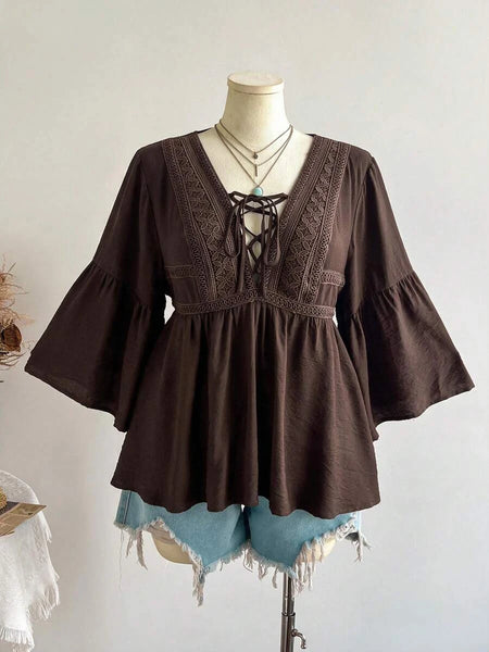 PLUS SIZE Bella Top-Plus Size Tops- Boheme Junction
