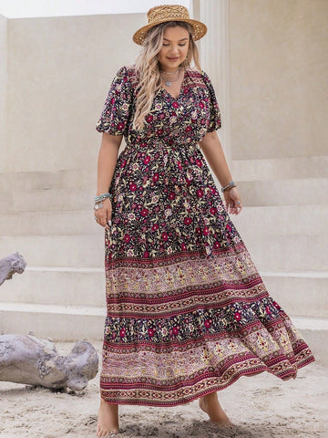 PLUS SIZE Wanda Maxi Dress | LAST SIZES-Plus Size Dresses- Boheme Junction