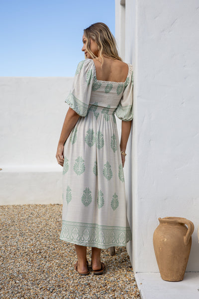 AMELIA Off Shoulder Maxi Dress-Dress- Boheme Junction