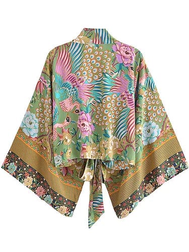 CORINNE Cropped Kimono-Kimono- Boheme Junction