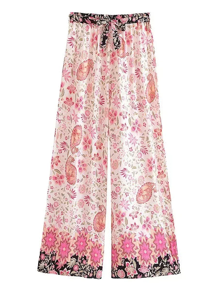 ROMY Pants - Pink-pants- Boheme Junction