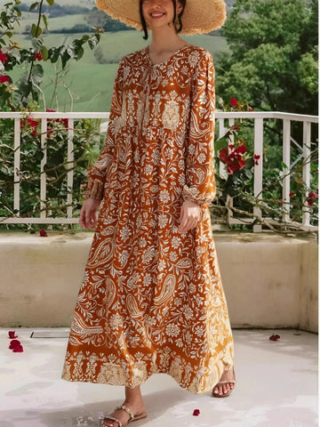 CALANTHA Midi Dress-dress- Boheme Junction