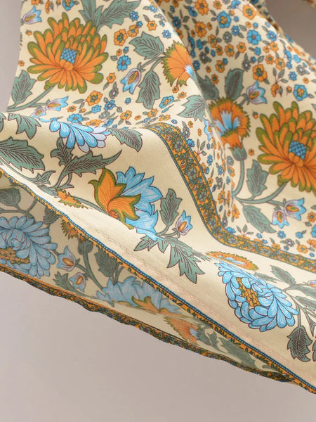 ZABELLA Cropped Kimono - Beige-Kimono- Boheme Junction