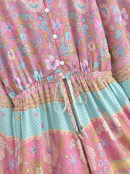 PALOMA Playsuit - Pink-Anhui- Boheme Junction